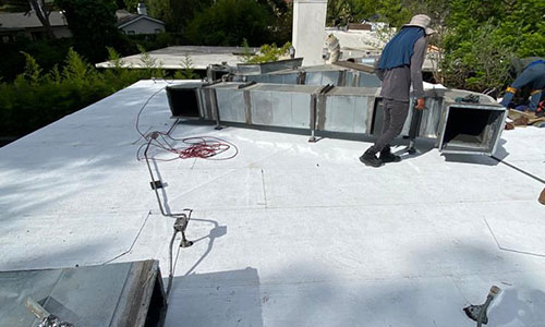 White Membrane Roofing